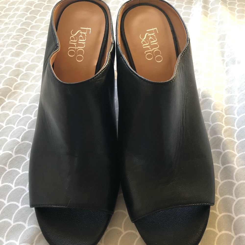 New Franco Sarto women’s black heel shoes